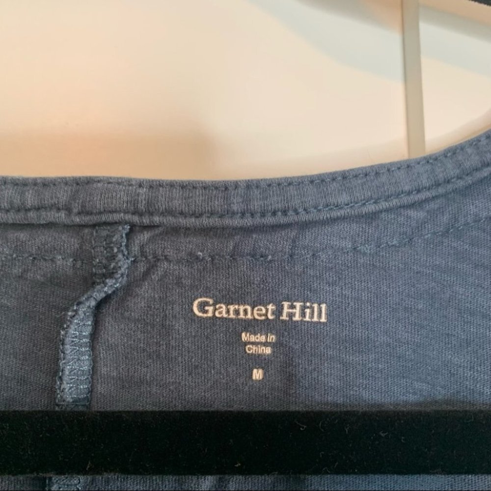 Garnet Hill Blue Dress Size Small - Picture 3 of 11